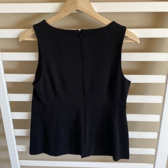 CAbi 224 Sleeveless Black Ponte Uptown Knit Top Size 6 - Picture 5 of 10